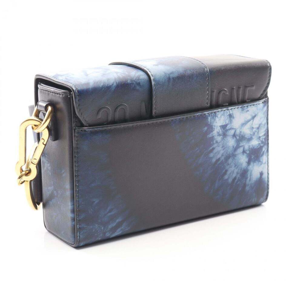 CHRISTIAN DIOR Blue Leather Shoulder Bag - Picture 2 of 8